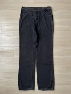 80s 90s ディッキーズ USA 先染め ブラックデニム パンツ ビンテージ