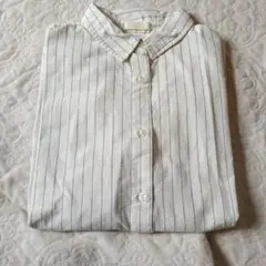 earth music & ecology 長袖シャツ オフホワイト