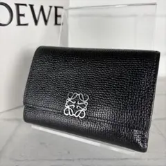 女ダヒョペン様専用】LOEWE ロエベ 三つ折り財布 レディース ネイビー