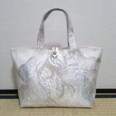 名古屋帯 トートバッグ ハンドメイド リメイク