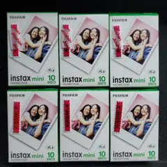 チェキフィルム instax mini インスタックスミニ 10枚 ×6個セット