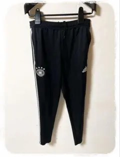 ☘️P1☘adidas ブラックDEUTSCHER ドイツ代表 ジャージ パンツ