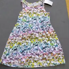 H&M 蝶々柄 ワンピース 90/100/105