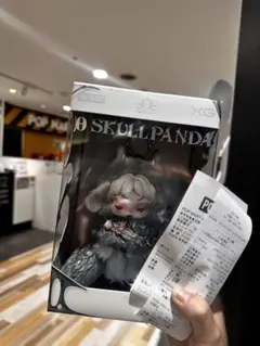 ポップマート スカルパンダ × XG ぬいぐるみペンダント
