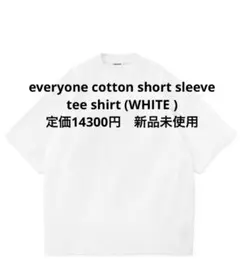 everyone cotton short sleeve tee shirt L