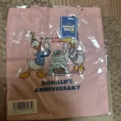ディズニー ドナルドダック トートバッグ ピンク