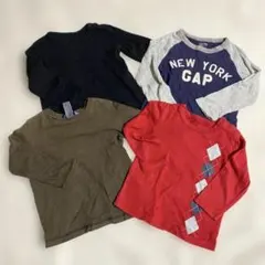 90size 長袖Tシャツ4点セット