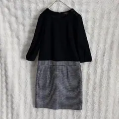 美品✨ Reflect リフレクト　ワンピース ツイード 七分袖 オケージョン