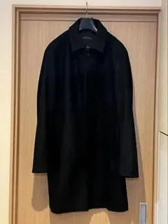 【ナノユニバース試着のみ】ブラック トレンチコート ロング丈