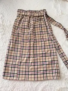 チェック柄　タイトスカート wego 古着 ガーリー原宿系 春服