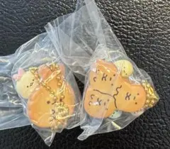 新品　すみっコぐらし ビスケットつきチャーム 2点　えびてんのしっぽ