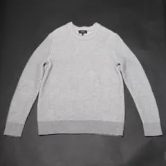 Theory グレー リブ編み クルーネックセーター【超美品】のサムネイル