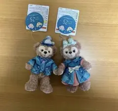 ディズニーシー 25周年 スパークリングジュビリー ぬいぐるみバッジ2個セット