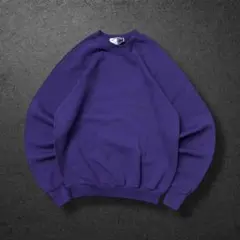 80s90s LeeブランクスウェットUSA製Mパープルラグランvintage