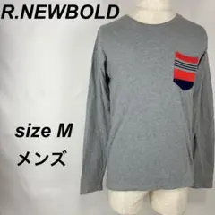 R.NEWBOLD ロングスリーブ 長袖 カットソー ロンT Tシャツ メンズ