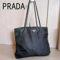 美品　PRADA プラダ ナイロン トートバッグ カーキのサムネイル