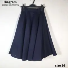☆状態良好☆Diagram ダイアグラム スカート フレアスカート size36