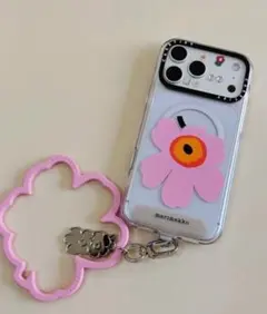 新品未使用】完売CASETiFY marimekko ピンク スマホストラップ - メルカリ
