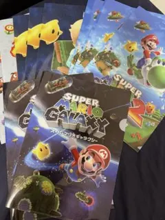 セブンイレブンスーパーマリオギャラクシー クリアファイルセット
