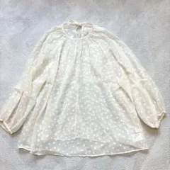 2025年最新】ドットフラワー ボリュームギャザープルオーバーの人気