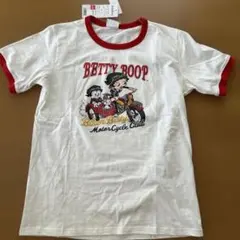 Betty Boop リンガーTシャツ Biker Betty Mのサムネイル