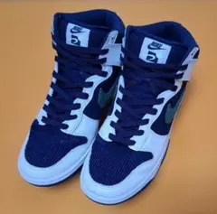 【NIKE DUNK HI PRM EMB "カレッジ ネイビー"】26.5cm