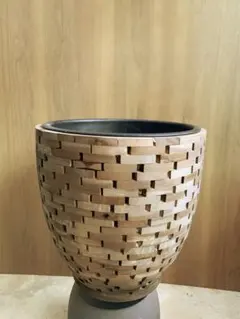 チーク×アイアン フラワーポット - メルカリ