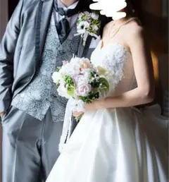ウェディングブーケ　ブートニア
