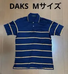 ☆美品☆【日本製綿100%】DAKS LONDON ポロシャツ Mサイズのサムネイル