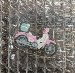 タキシードサム　はぴだんぶい　アクリルキーホルダー　スーパーカブ　ガシャポン