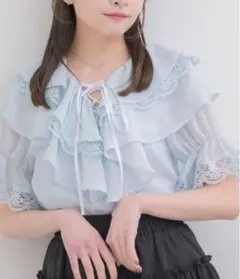 【最安値】ems excite シフォンフリル BL