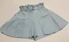 mezzo piano メゾピアノ　ミントグリーン　キュロットスカート　110