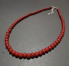 赤 ネックレス