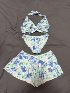 レディース 花柄 水着3点セット Mサイズ