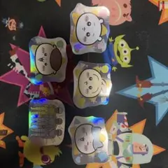 ちいかわ　キャラカットステッカーガム　ホログラムステッカー５枚