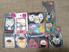 ちいかわ　スマホに貼れるサイズのステッカー　 ラッコ　シーサー　くりまんじゅう