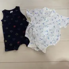2点セット✴︎ ベビー　甚平　ロンパース