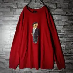 ポロスポーツラルフローレン ポロベアロンＴ ビッグロゴ ゆるダボ US輸入古着