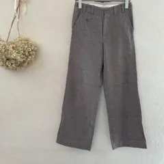 HUMAN WOMAN ♡リネン混ワイドパンツ