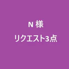 N様 リクエスト 3点 まとめ商品