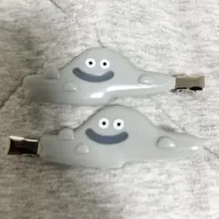 ドラゴンクエスト はぐれメタル 前髪ヘアクリップ 2個セット