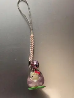 ご当地キティ　岡山県限定　桃太郎　ストラップ