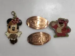 ミニーマウス・ロッツォ コイン型メダルセット