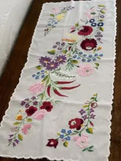 アステカ模様　レーステーブルセンター　メキシコ製　紗布 アステカ模様 レーステーブルセンター メキシコ製 紗布 - メルカリ