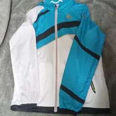 ルコックスポルティフ ウィンドブレーカー 青白 SS