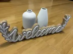 ウェルカムボードと小さな花瓶セット