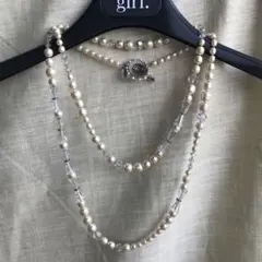 パールロングネックレス