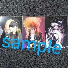 【美品】① hide 写真 hideヒストリー 3枚セット 年代ランダム