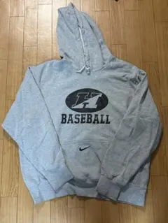 NIKE BASEBALL プルオーバーパーカー グレー