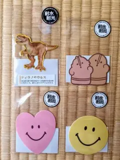 新品　耐水、耐光　ステッカー（4点セット）